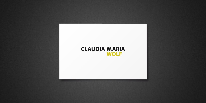 CORPORATE DESIGN DR. CLAUDIA MARIA WOLF