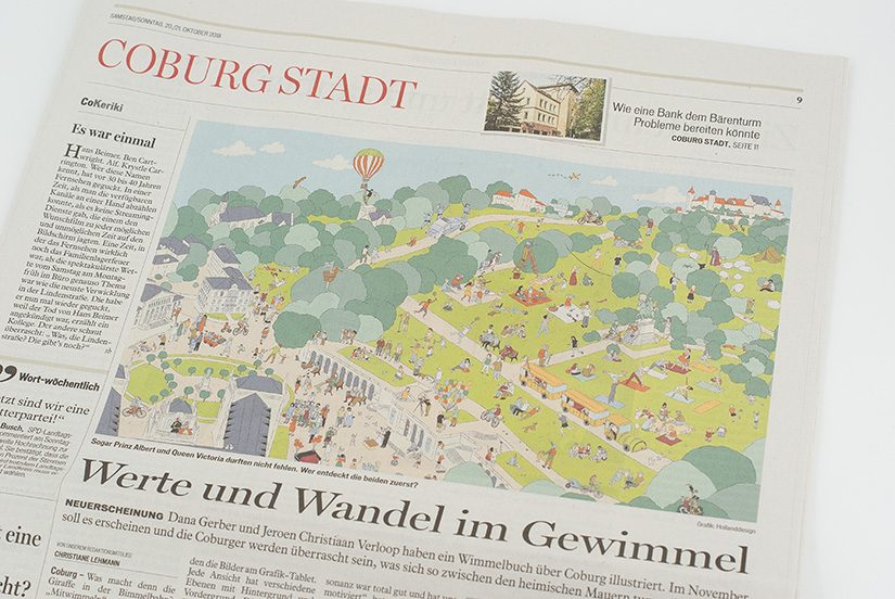 COBURGER WIMMELBUCH IM TAGEBLATT